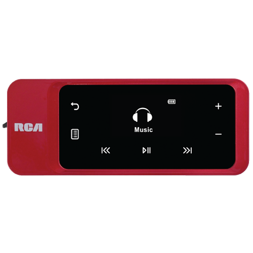 TH2002RDR - 2GB MP3 player (red) with built-in USB connection